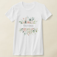 Personalisiert rosa Blütenfarbe Name der Blume