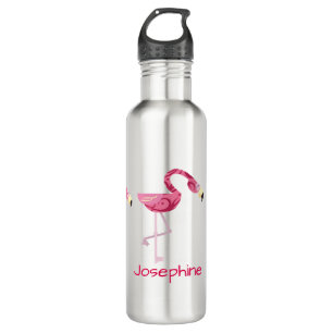 Personalisiert rosa Flamingo Bird Trinkflasche
