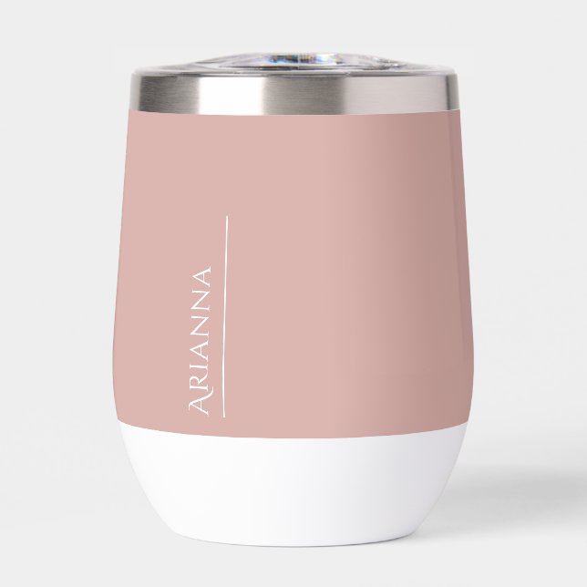 Personalisiert rosa modern (Vorderseite)