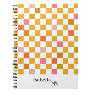Personalisiert-rosa-modernes Notebook Notizblock