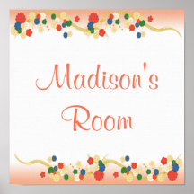 Personalisiert rosa Pfirsiche