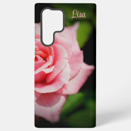 Personalisiert Rosa Rose Blume Samsung Case Galaxy Hülle