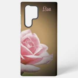 Personalisiert Rosa Rose Blume Samsung Case Galaxy Hülle