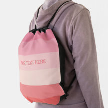 Personalisiert rosa Streifen
