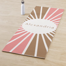 Personalisiert, rosa und braun