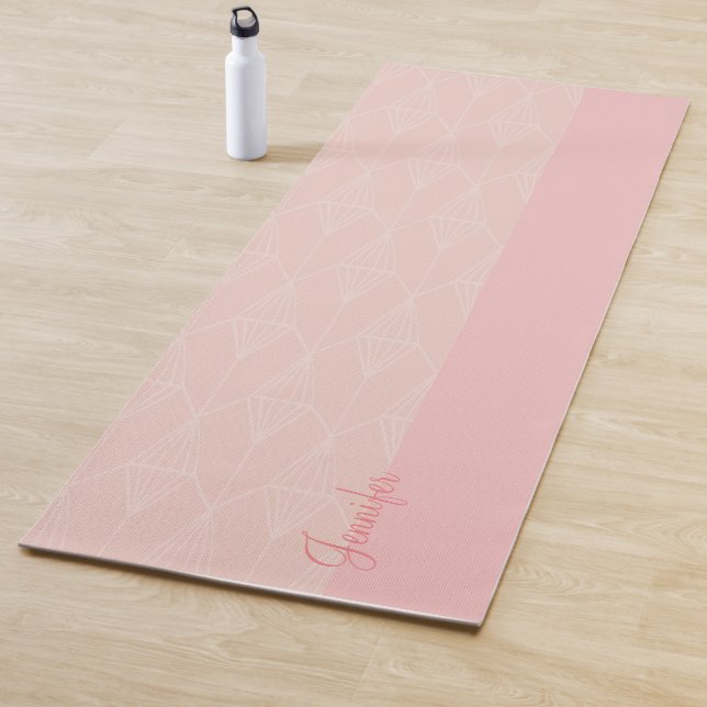 Personalisiert rosa Yoga Mat Yogamatte (Beispiel)