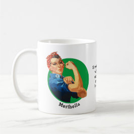 Personalisiert ROSIE RIVETER Christlich Kaffeetasse