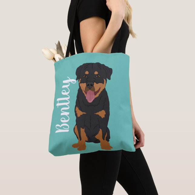 Personalisiert Rottweiler (Von Nahem)