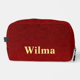 Personalisiert Royal Carneet Velvet Print Waschbeutel