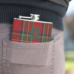 Personalisiert Royal Stewart Tartan gibt Ihm Men G Flachmann