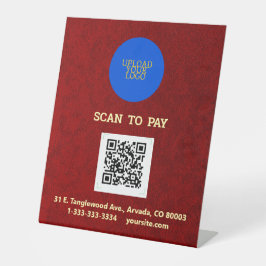 Personalisiert Royal Velvet Print Sockelschild