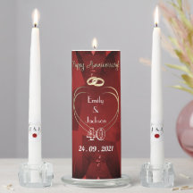 Personalisiert Ruby 40. Hochzeitstag