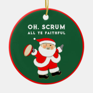 Personalisiert Rugby 2023 Collectible Keramik Ornament