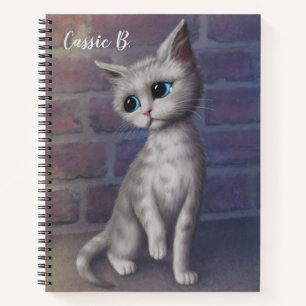 Personalisiert Sad Kitty Notizbuch