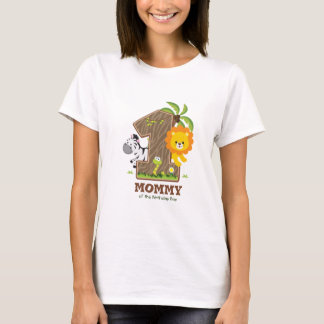Personalisiert Safari Geburtstagshirt für Mommy T-Shirt