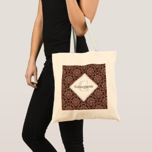 Personalisiert Safari Sunset Bohemisch Mandala Sca Tragetasche