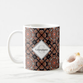 Personalisiert Safari Sunset Bohemisch Mandala Til Kaffeetasse