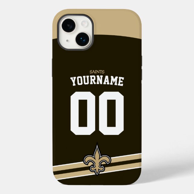 Personalisiert Saints Jersey American Football Case-Mate iPhone Hülle (Rückseite)