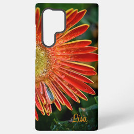 Personalisiert Samsung Case - Orange Gerbera Daisy Galaxy Hülle