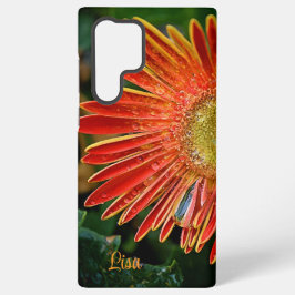 Personalisiert Samsung Case - Orange Gerbera Daisy Galaxy Hülle
