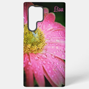 Personalisiert Samsung Case - Pink Gerbera Daisy Galaxy Hülle
