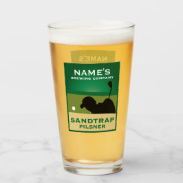 Personalisiert Sandtrap Pilsner Glas