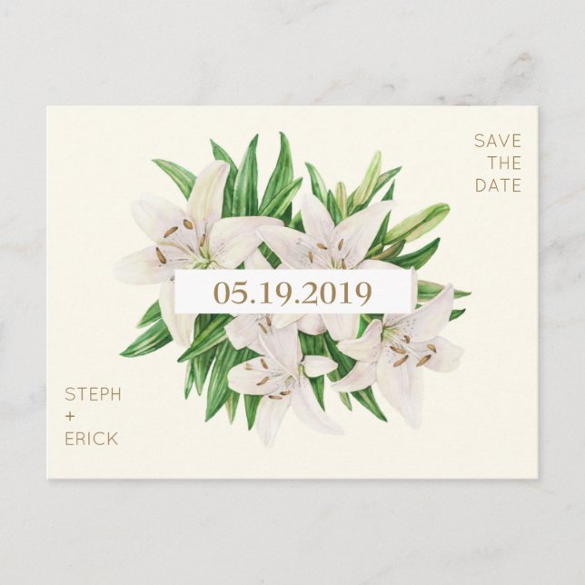 PERSONALISIERT - SAVE THE DATE POSTKARTE (Vorderseite)