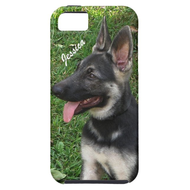 Personalisiert: Schäferhund iPhone 5 Fall Case-Mate iPhone Hülle (Rückseite)