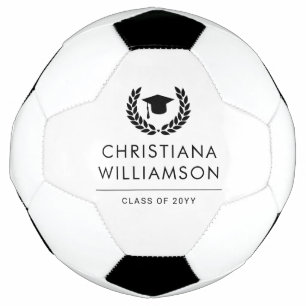 Personalisiert School and Uni-Abschluss Elegante Fußball
