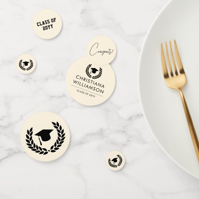 Personalisiert School and Uni-Abschluss Elegante Konfetti (Gruppe)