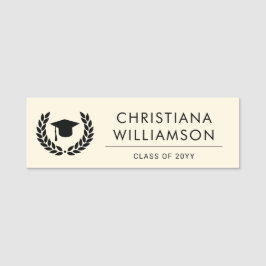 Personalisiert School and Uni-Abschluss Elegante Namensschild