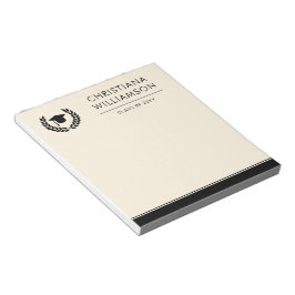 Personalisiert School and Uni-Abschluss Elegante Notizblock