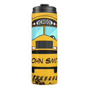 Personalisiert School Bus Driver Thermal Tumbler Thermosbecher