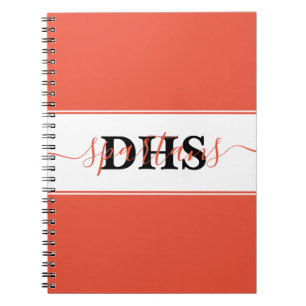 Personalisiert School Colorblock Notebook Notizblock