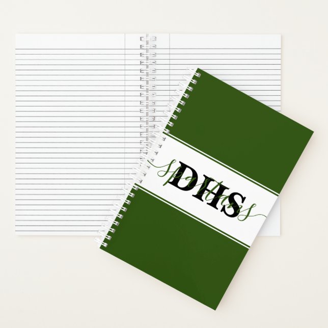 Personalisiert School Colorblock Notebook Notizbuch (Innen)