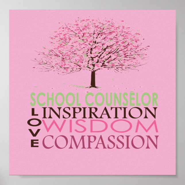 Personalisiert School Counselor Poster (Vorne)
