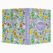 Personalisiert School Erinnerungen Binder