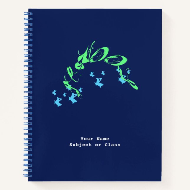 Personalisiert-School-Notebook Notizbuch (Vorderseite)