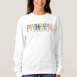 Personalisiert School Principal Sweatshirt