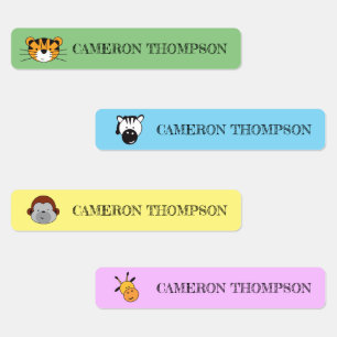 Personalisiert School Safari Etiketten