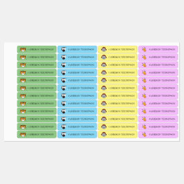 Personalisiert School Safari Etiketten