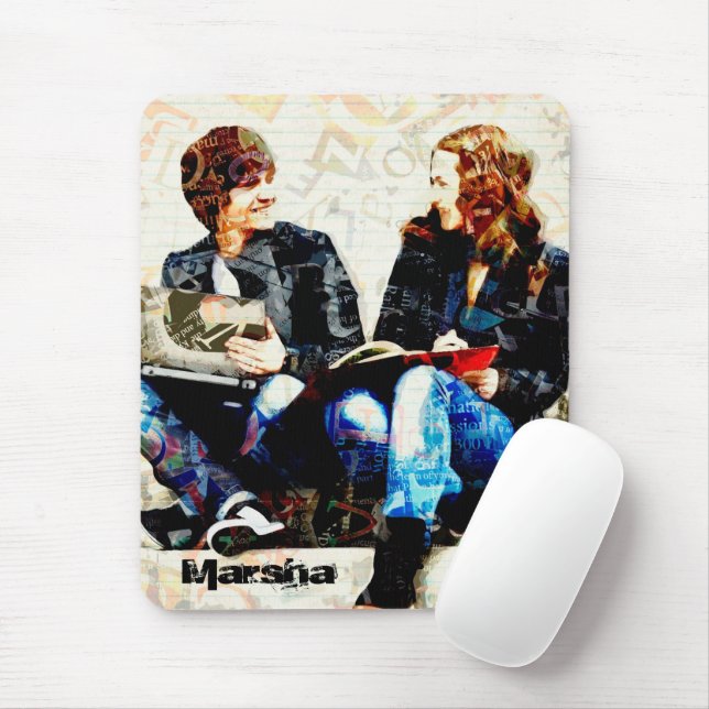Personalisiert School Themed Teens Collage Mousepad (Mit Mouse)