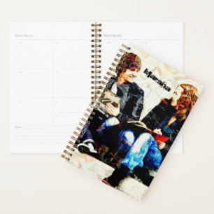 Personalisiert School Themed Teens Collage Planer