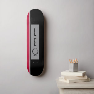 Personalisiert Schwarz-Grau-Skateboard Skateboard