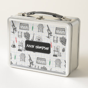 Personalisiert Science Chemistry Scientifics Patte Metall Brotdose