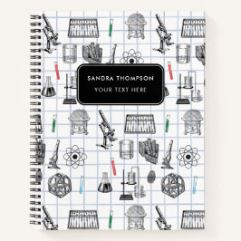 Personalisiert Science Chemistry Scientifics Patte Notizbuch