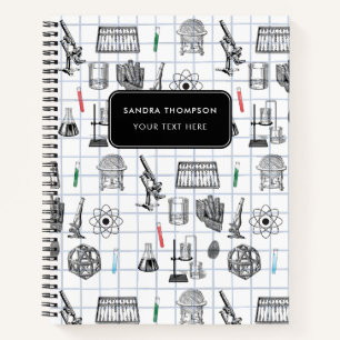 Personalisiert Science Chemistry Scientifics Patte Notizbuch