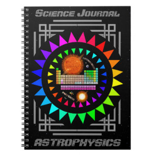 Personalisiert Science Journal Astrophysik-Noteboo Notizblock
