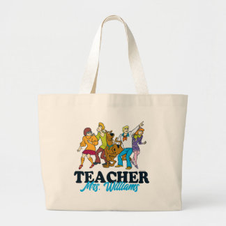 Personalisiert | Scooby-Doo Happy Face Teacher Jumbo Stoffbeutel