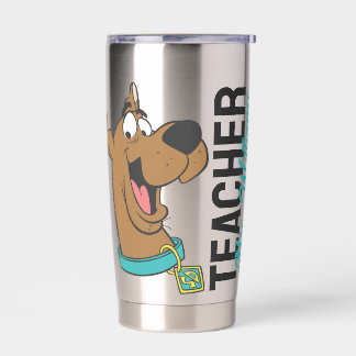 Personalisiert | Scooby-Doo Happy Face Teacher Thermobecher